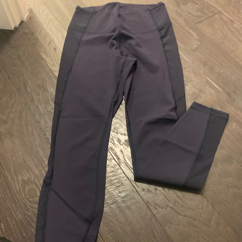Lululemon polka dot mesh leggings